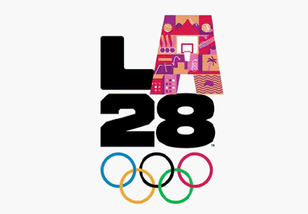 洛杉矶发布2028奥运会会徽 网友：京东奥运会还没开始呢！