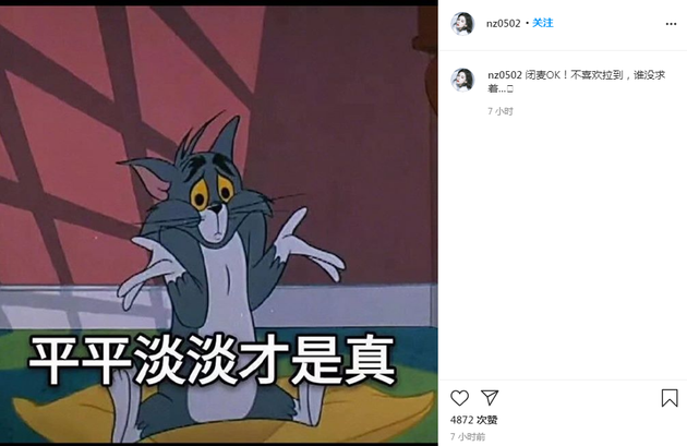 娜扎怼恶评者：闭麦OK！不喜欢拉倒，谁没求着