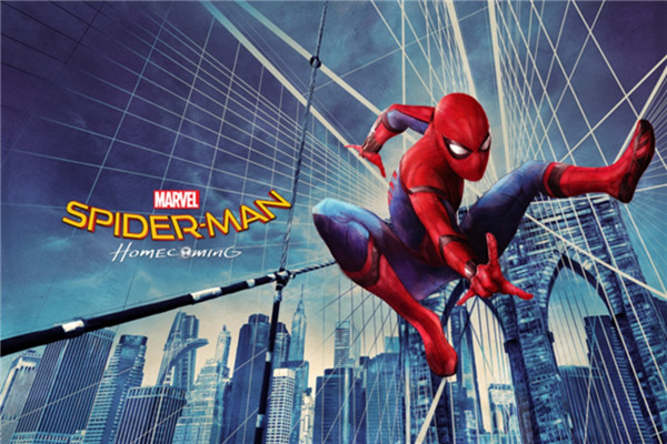 《蜘蛛侠：英雄归来》饭制版艺术海报