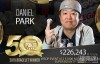 【美天棋牌】Daniel Park赢得$1,000超高额涡轮红利赛冠军