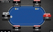 【美天棋牌】德州扑克是否在同花面用顶大两对跟注!