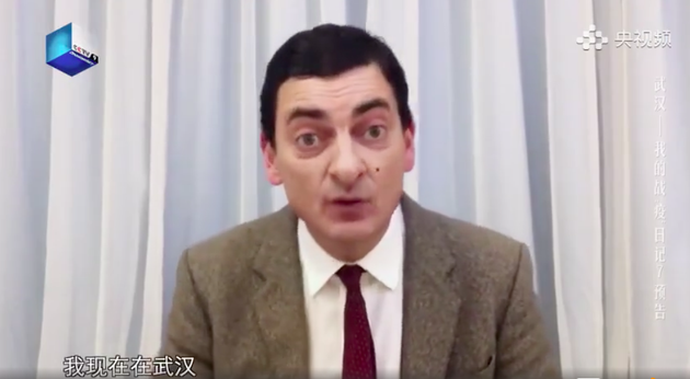 【美天棋牌】豆豆先生在武汉为中国加油:我们的心在一起 【美天棋牌】豆豆先生在武汉为中国加油:我们的心在一起