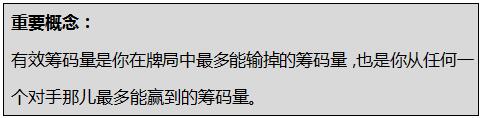 德州美天炸金花有效筹码深度&计算底牌组合