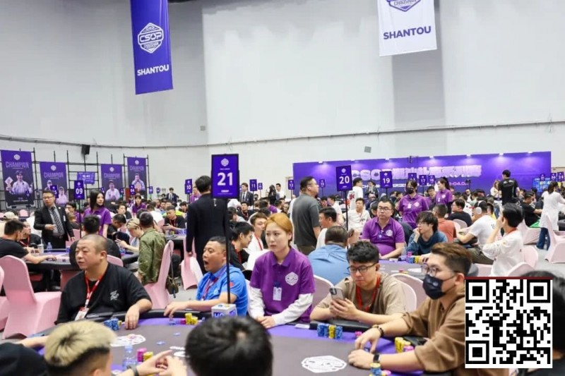 【EV扑克】CSOP潮汕扑克系列赛Day2战报：邱爽领跑63强，泡沫大战引爆全场【EV扑克官网】