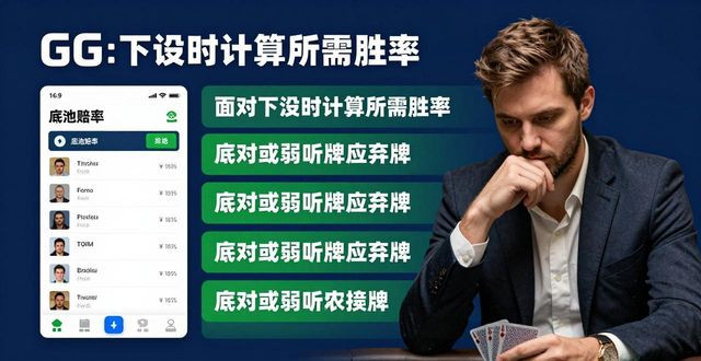 大发扑克实战攻略：位置优势与底池控制，新手稳定盈利指南【EV扑克官网】