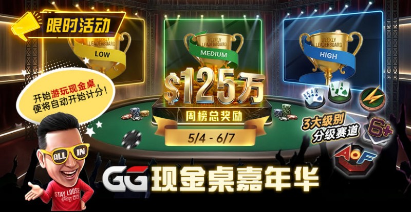 【EV扑克】GG现金桌嘉年华2026｜排行榜规则+积分机制+每日/每周奖励详解【EV扑克官网】
