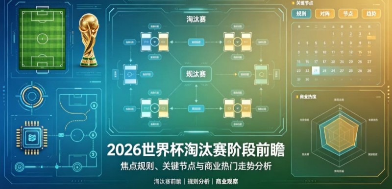 2026世界杯淘汰赛阶段前瞻:焦点规则、关键节点与商业热门走势分析【EV扑克官网】 2026世界杯淘汰赛阶段前瞻:焦点规则、关键节点与商业热门走势分析【EV扑克官网】